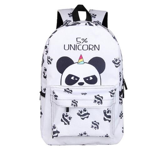 %5 Unicorn Students Backpack Cartoon Panda Children..